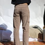 Corduroy Pocket Comfy Pants Light Brown