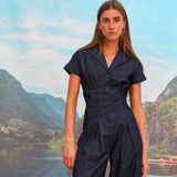 Denim Buttons Romper