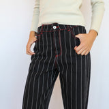 Diplomatic Denim Pants Black