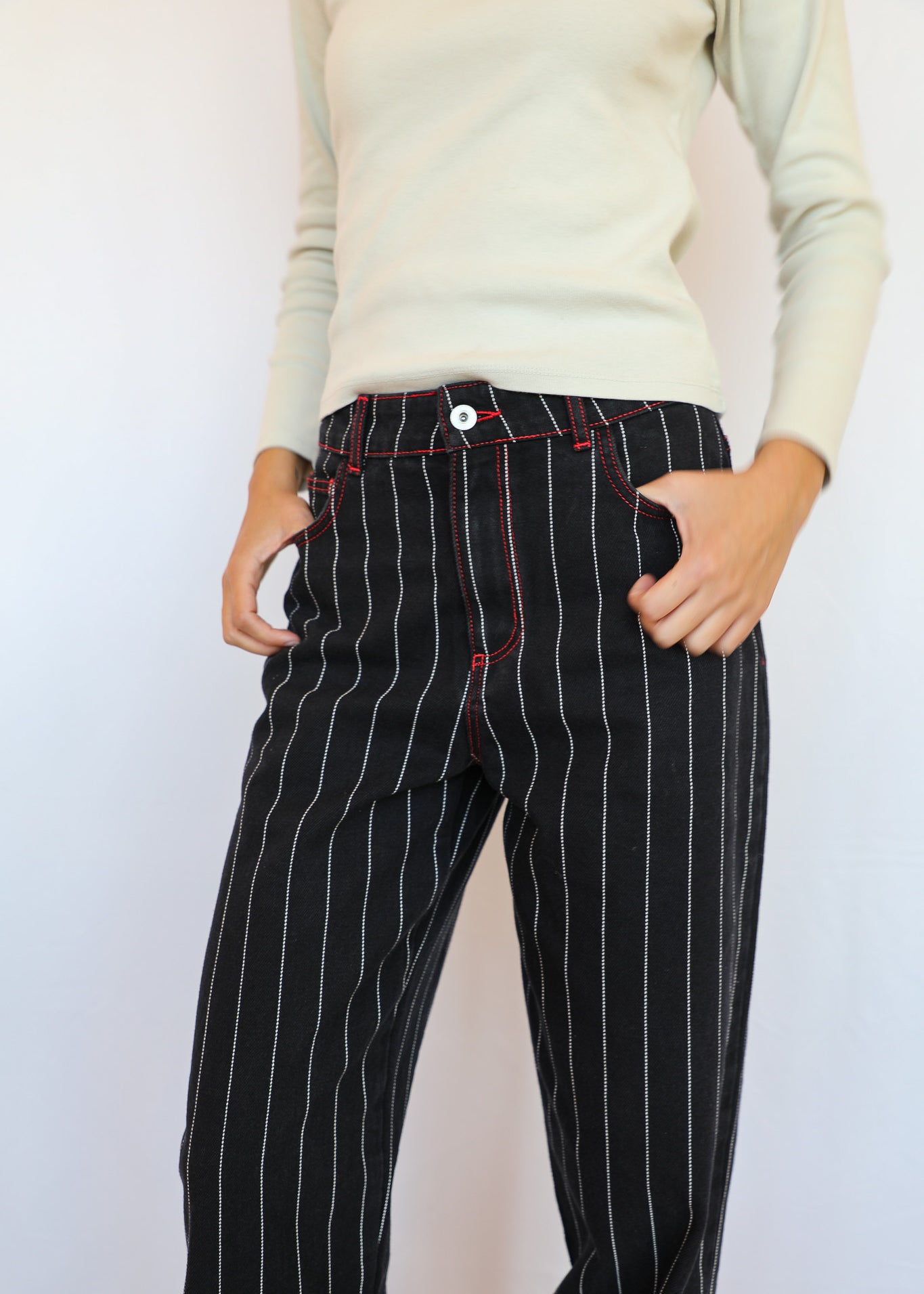 Diplomatic Denim Pants Black