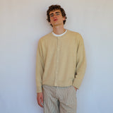 Buttons Knit Sweater Natural