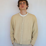 Buttons Knit Sweater Natural