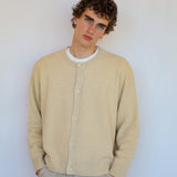 Buttons Knit Sweater Natural