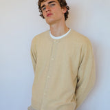 Buttons Knit Sweater Natural