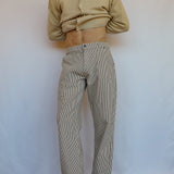 Straight Comfy Stripes Beige