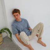 Inverted Trendy T-Shirt Light Blue