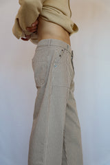 Straight Comfy Stripes Beige
