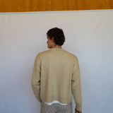 Buttons Knit Sweater Natural