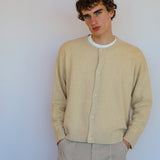 Buttons Knit Sweater Natural
