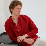 LIMITED EDITION - Linen Jacket Chili Red