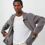 Corduroy Jacket Dark Grey