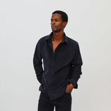 Corduroy Overshirt Navy