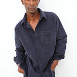 Corduroy Overshirt Navy