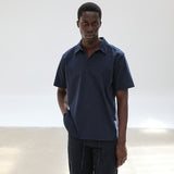 Short Modern Polo Navy