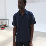 Short Modern Polo Navy