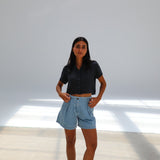Short Denim Pants