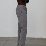 Corduroy Comfy Pants Grey