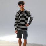 Long Trendy Sailor T-shirt Dark Navy