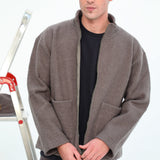 Wool Flow Jacket Grey