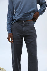 Modern Comfy Linen Pants Petrol
