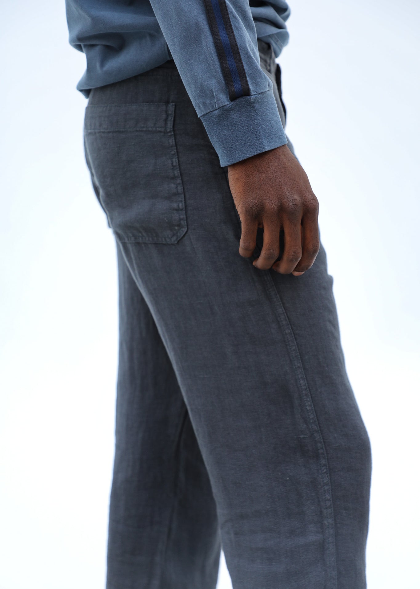 Modern Comfy Linen Pants Petrol