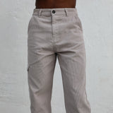 Corduroy Pocket Comfy Pants Grey