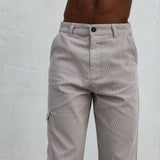 Corduroy Pocket Comfy Pants Grey