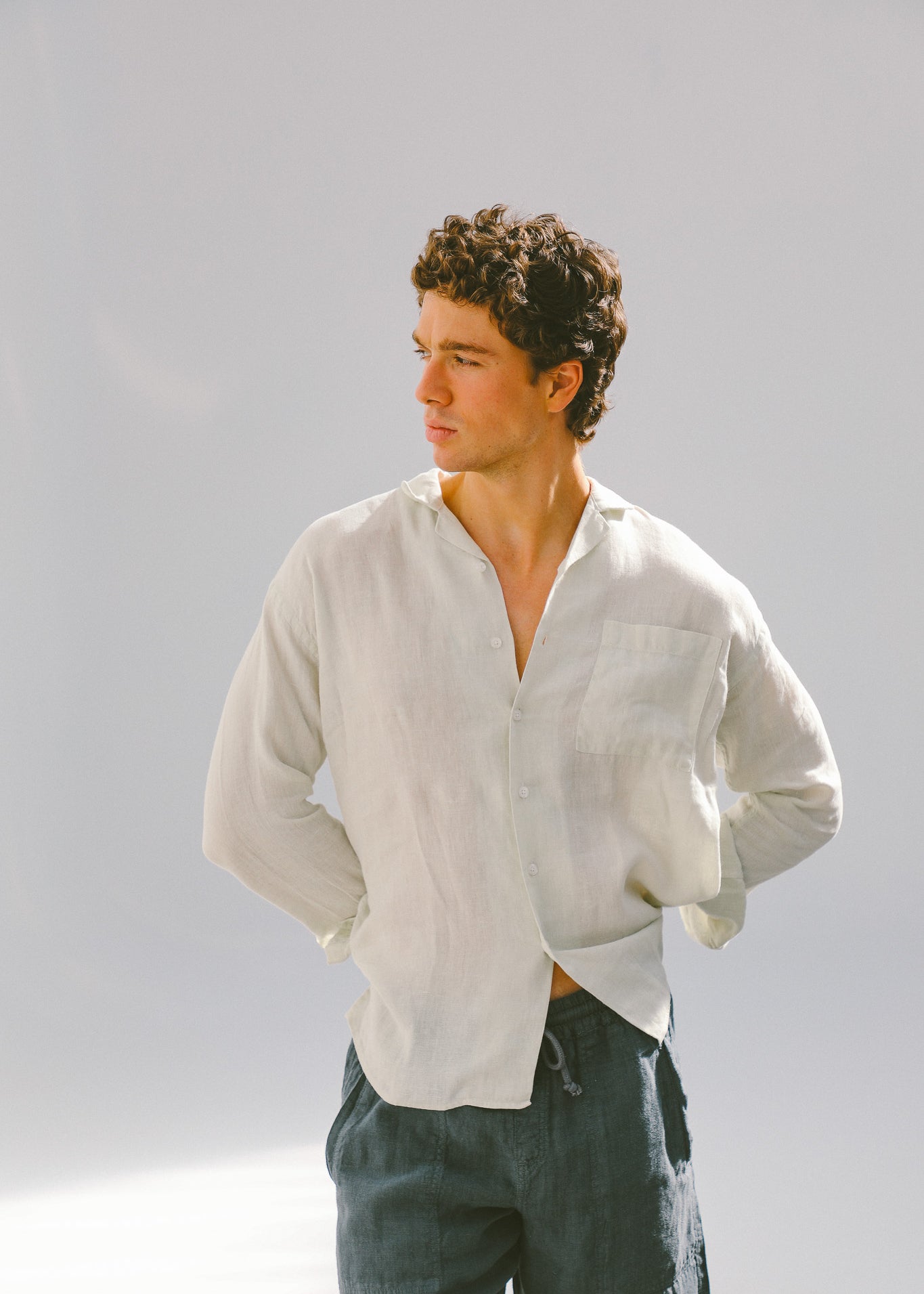 Blazer Linen Shirt Natural