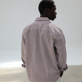 Modern Stripes Shirt Brown
