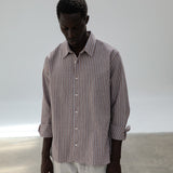 Modern Stripes Shirt Brown