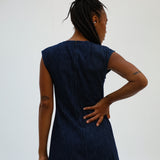Denim Midi Zip Dress