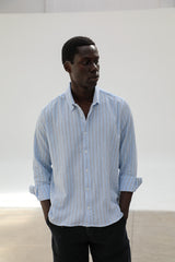 Modern Stripes Shirt Blue