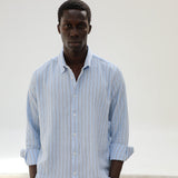 Modern Stripes Shirt Blue