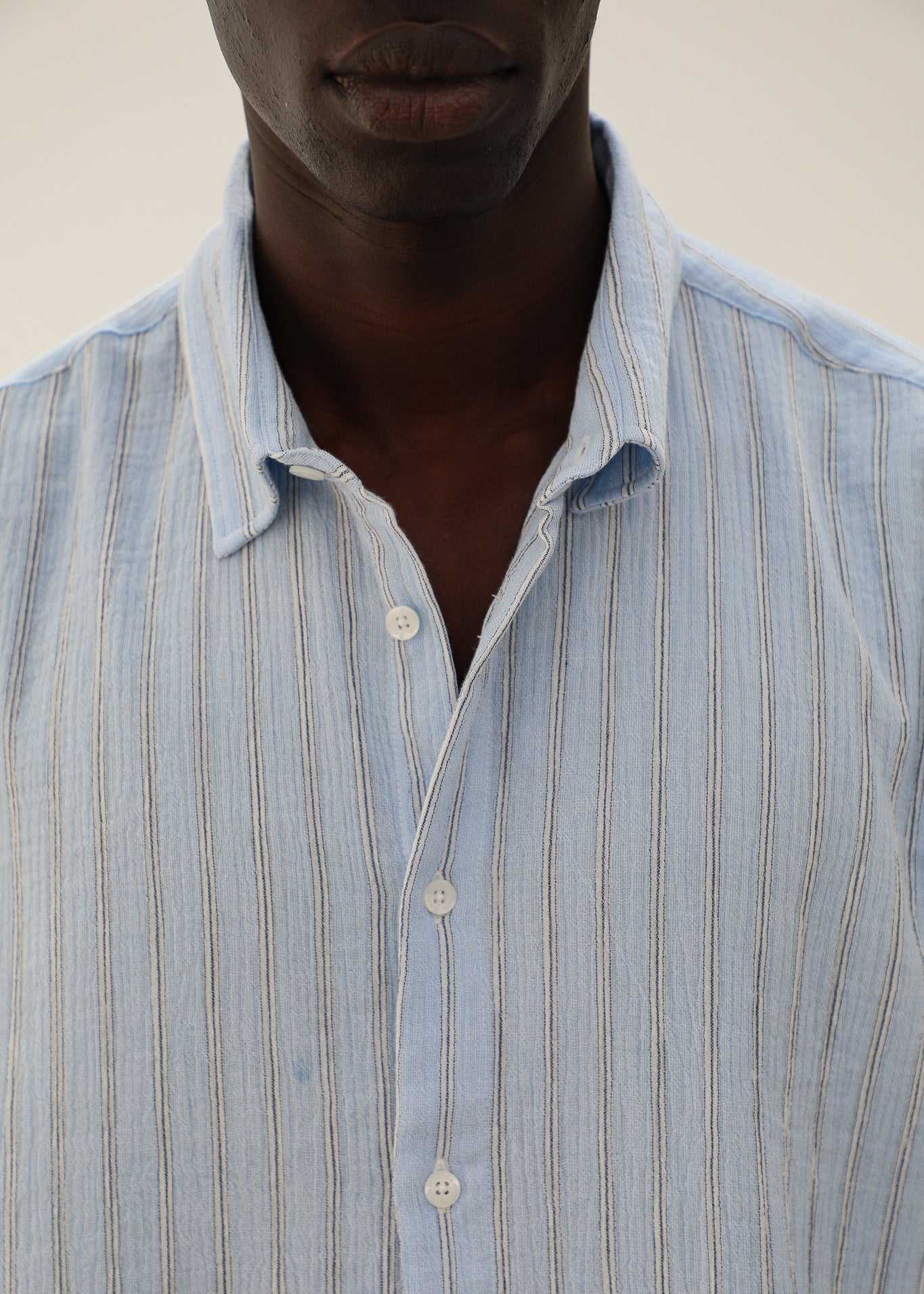 Modern Stripes Shirt Blue