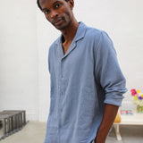 Vintage Blazer Shirt Light Blue