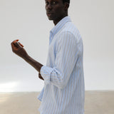 Modern Stripes Shirt Blue