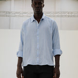 Modern Stripes Shirt Blue