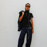 Double Tone Jeans Black & Blue