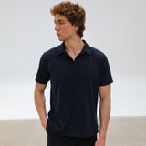 Short Modern Polo Navy