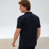 Short Modern Polo Navy