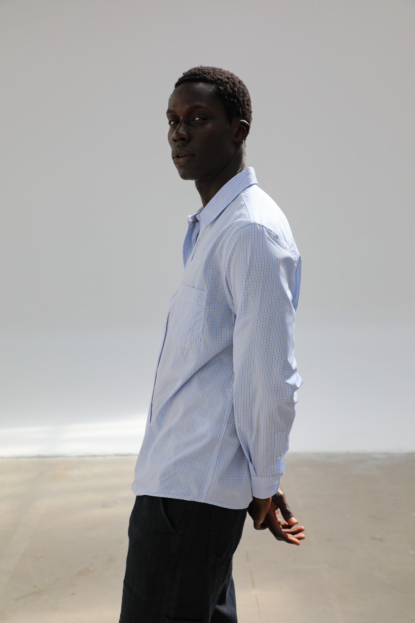 Square Shirt Blue