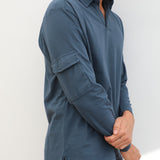Pocket Modern Polo Petrol