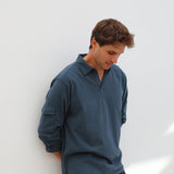 Pocket Modern Polo Petrol