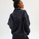 Crossed Jacket Navy