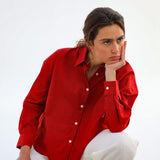 Modern Stripes Shirt Red
