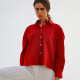 Modern Stripes Shirt Red