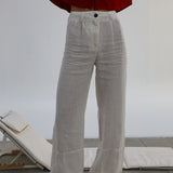 Linen Pants White