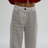 Linen Pants White
