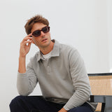 Polo Sweater Grey