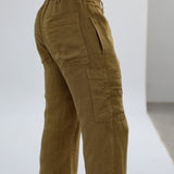 Comfy Linen Pants Mustard